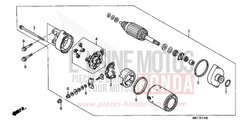 STARTING MOTOR XL1000VA7 de 2007